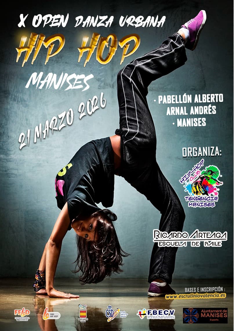 X OPEN DANZA URBANA HIP HOP MANIISES